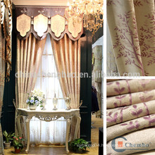 Wholesale chenile jacquard curtain fabrics for villa window